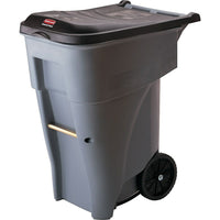 BRUTE Roll Out Containers, 65 US Gallon-Dimensions L" x W" x H" - 25 x 32.3 x 41.8