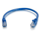 C2G 2ft Cat5e Snagless Unshielded (UTP) Ethernet Network Patch Cable - Blue-Cable Length: 2ft