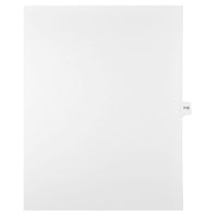 Mark Maker Legal Exhibit Index Tab White Single Tabs, 1/15th Cut, Letter Size, No Holes, Number 113, 25 Pack-White Single Tabs, 1/15th Cut