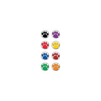 Teacher Created Resources Mini Stickers, Colourful Paw Prints, 1440 Pack (TCR4819)-Size: 3/8"(Dia)