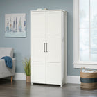 Sauder HomePlus Storage Cabinet - White -Versatile unit can be used in a variety of settings - kitchen, laundry, office or living room.