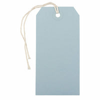 Jam Paper Gift Tags with String - Medium - 4 3/4" x 2 3/8" - Baby Blue - 1000 Pack-Color: Baby blue