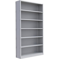 Metalware RK303 Boltless Shelving Unit, 7-Shelves, 48" x 12" x 88", Light Grey-Adjustable shelving system that provides high strength, yet economical storage capacity for your needs