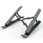 JCPal Xstand Portable Adjustable Compact Ergonomic Laptop Raiser Stand - Black-Lightweight metal black