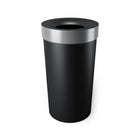 Umbra Vento Trash Can - Black - 16.5 Gallon (62 L)-Capacity: 16.5 gal
