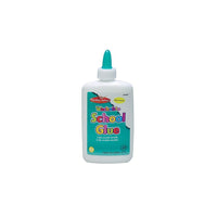 Charles Leonard White/Green Washable School Glue 8 oz., 12 Pack (CHL46008)-8 oz. school glue for all your art and craft projects
