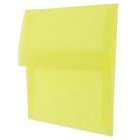 JAM Paper A2 Invitation Envelopes, 4.38 x 5.75, Yellow Translucent Vellum, 100 Pack (PACV606g)-Size: A2 (4-3/8" x 5-3/4")
