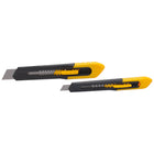 Stanley Quick Point Snap-Off Blade Knives (9mm and 18mm) - 2 Pack-6" Handle