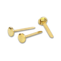 ACCO Solid Brass Paper Fasteners - 1-1/2" Shank - 100 Pack-Genuine solid brass cap and prong