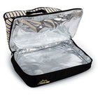 Luciano Double-Layer Insulated Thermal Food Carrier, 16.75" x 13.25"-Feature: includes two large compartments