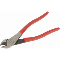 Klein Tools Angled Head Diagonal Cutters, 8-1/16" L-Note - Has extra heavy-duty cutters
