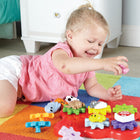 Learning Resources Build & Spin: Barnyard Friends - Multicolor-Mix-and-match building play lets kids construct and deconstruct their own playsets
