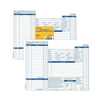 Staples Bilingual Garage Repair Order Pad - Triplicates - Carbonless NCR - 8-1/2" x 11" - 50 Forms-Triplicate forms are colour-coded for easy identification (white/yellow/pink)