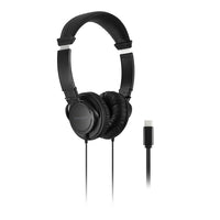 Kensington USB-C Hi-Fi Headphones - Black-Designed with sound clarity and device compatibility in mind, the high-quality, cost-effective USB-C Hi-Fi headphones are perfect for e-learning, working from home, educational and office environments, and more