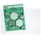Louis Garneau Interlined/Dotted Notebook, 9" x 7", 32 Pages, Green-32 pages