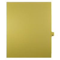 Mark Maker Legal Exhibit Index Tab Buff Single Tabs, 1/25th Cut, Letter Size, No Holes, Number 90, 25 Pack-Buff Single Tabs, 1/25th Cut