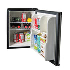 Koolatron Stainless Steel Compact Fridge - 1.76 cu. Ft. / 50 L-12 V DC and 110 V AC adapters included