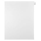 Mark Maker Legal Exhibit Index Tab White Single Tabs, 1/25th Cut, Letter Size, No Holes, Number 26, 25 Pack-White Single Tabs, 1/25th Cut