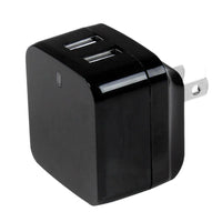 StarTech Dual-Port USB Wall Charger, International Travel, 17W/3.4A, Black-Plug in and charge your devices almost anywhere in the world