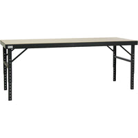 Valleycraft Vari-Tuff Ergonomic Workbenches, 96"W x 28"D, Wood (F87869A1)-Width: 96"