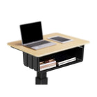 Rocelco MSD-BB Book Box for MSD-28-Fits under the top of Rocelco  MSD-28" Wide Sit-to-Stand Mobile School Desk (desk sold separately)