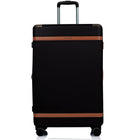 Champs Vintage Air 3-Piece Hardside Luggage Set - Black-Polycarbonate Material