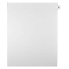 Mark Maker Legal Exhibit Index Tab White Single Tabs, 1/15th Cut, Letter Size, No Holes, Number 61, 25 Pack-White Single Tabs, 1/15th Cut