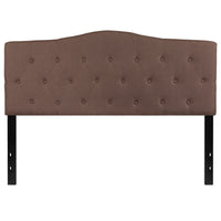 Flash Furniture Cambridge Tufted Upholstered Queen Size Headboard - Camel Fabric-Contemporary Style