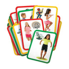 Roylco Busy Body Gross Motor Exercise Cards Set (R-62012)-Age group and grade: Ages 3 - 7 and grades toddler - 2nd