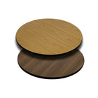 Flash Furniture 24" Round Table Top with Natural or Walnut Reversible Laminate Top-Restaurant Dining Table Top