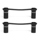 Bouncy Bands for Standard Chairs 13-18" Wide Black Support Pipes, 2 Pack (BBABBCBK)-Helps high energy workers fidget without distracting others.