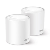 TP-Link Deco X50 AX3000 Whole Home Mesh Wi-Fi 6 System - White - 2 Pack-Cover up to 4,500 sq ft (3-4 plus bedroom houses) with next-gen seamless Wi-Fi and make dead zones and buffering a thing of the past