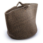 Truu Design Cotton Rope Basket with Handles, 14.75 x 17 inches, Navy-Measurement: the storage basket measures 17.75"L x 14.25"H x 14.74"W in dimensions