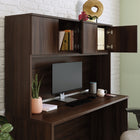 Sauder - 427446 Affirm Desktop Hutch - Noble Elm-Attaches to 427441 Desk 60" x 24" or 427443 Desk 60" x 30" .