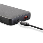 Powerology 10000mAh Qi Power Bank with PD - Charcoal-Charge 3 devices