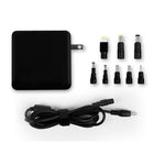 Aluratek Universal 65W AC Laptop Adapter Ultrabooks/Chromebooks with 8 Tips-Compact and lightweight - perfect for mobile professionals