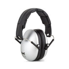 Banz Earmuffs, Silver-Comfy leather-like cover over the headband