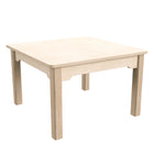 Flash Furniture Bright Beginnings Commercial Grade Wooden Square Preschool Classroom Activity Table-Supports up to 300 LBS. Static Weight Capacity