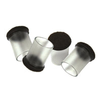 Like New Solutions Clear Sleeve Floor Protectors - Small - 8 Pack-Clear Sleeves fit 7/8" to 1-1/16" Round or 3/4" Square Chair Legs