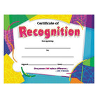 Trend Enterprises 8 1/2" x 11" Certificate of Recognition Colourful Classics Certificate, 180 Pack (T-2965)-Design: Certificate of recognition