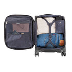 Air Canada Central 20" Softside Carry On Spinner Luggage - Charcoal-Interior compression strap