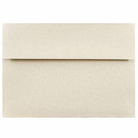 JAM Paper A7 Invitation Envelopes, 5.25 x 7.25 Sandstone Ivory Recycled, 1000 Pack (41403B)-Sandstone