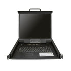 StarTech 16-Port KVM Console for Server Rack, 19 in (RKCONS1916K)-Reduce your server room clutter with a 1U rack-mount design