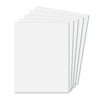 Royal Brites Heavyweight Poster Board - 14" x 18" - White - 5 Pack-Resists wrinkling and curling