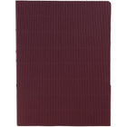 JAM Paper Corrugated Fluted Folders, Burgundy, 12 Pack (87497dg)-Burgundy