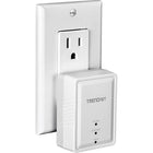 TRENDnet TPL-406E AV 500 Powerline Nano-Connects over electrical lines for homes up to 5000 sq. ft