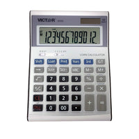 Victor 6500 Executive Desktop Financial Calculator-12 digits Financial Calculator