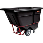 Rubbermaid, Polyethylene Tilt Truck, Polyethylene, 1/2 Cu. Yd., 850 Lbs. Load Capacity-Bin Material: Polyethylene