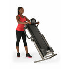 Stamina Avari Adjustable Height Treadmill - Black-Lightweight and with wheels for easy portability