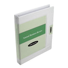 Wilson Jones Round Ring Professional Logo Binder - 3-Ring - Letter Size - 100 Sheet Capacity - 1/2" - White-1/2" ring, 11" x 8-1/2" sheet size